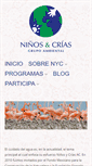 Mobile Screenshot of ninosycrias.org